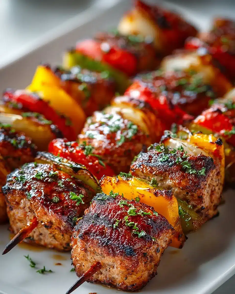 BBQ Turkey Sausage Skewers