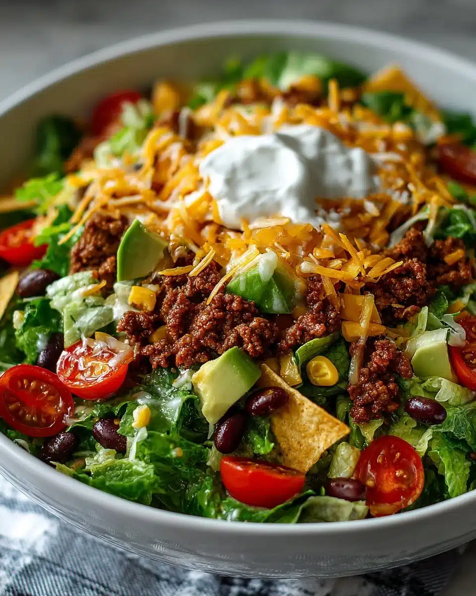 Beef Taco Salad Beef Taco Salad