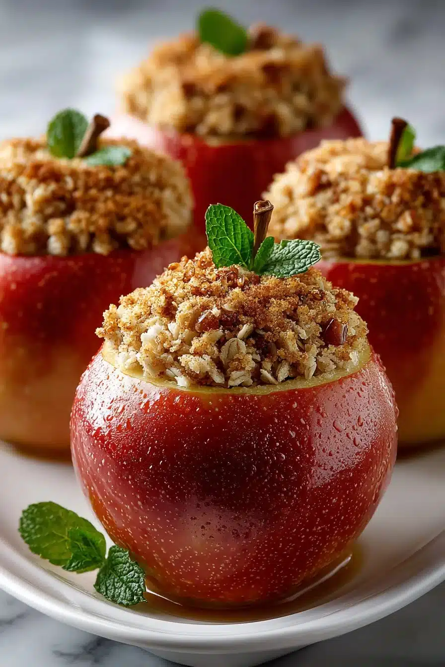 Best Healthy Baked Apples with Cinnamon Oat Topping Best Healthy Baked Apples with Cinnamon Oat Topping