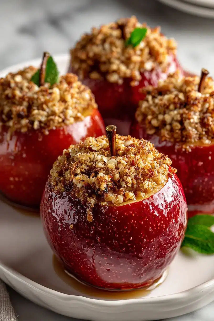 Best Healthy Baked Apples with Cinnamon Oat Topping Best Healthy Baked Apples with Cinnamon Oat Topping
