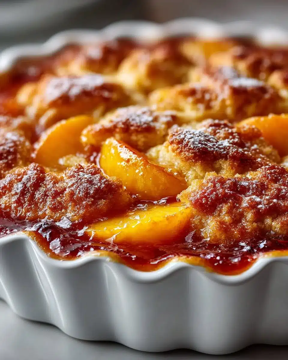 Best Southern Style Peach Cobbler
