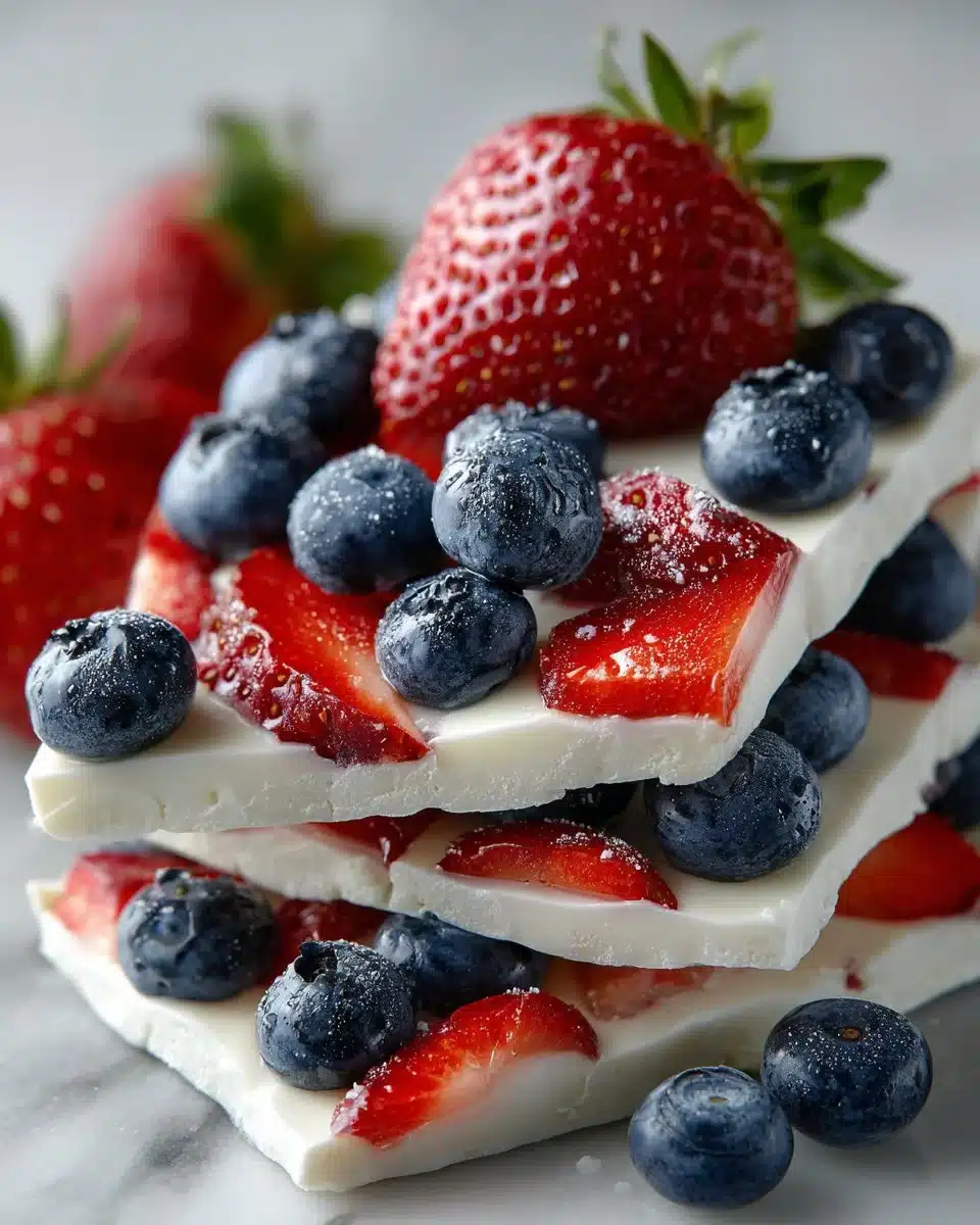 Blueberry and Strawberry Greek Yogurt Bark blueberry and strawberry greek yogurt bark 2026 04 11 235717