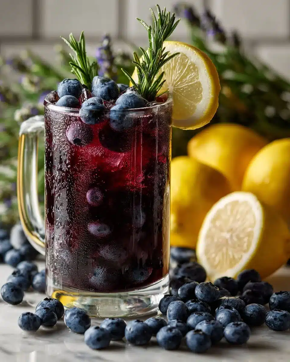 Blueberry Lavender Lemonade Pitcher Blueberry Lavender Lemonade Pitcher