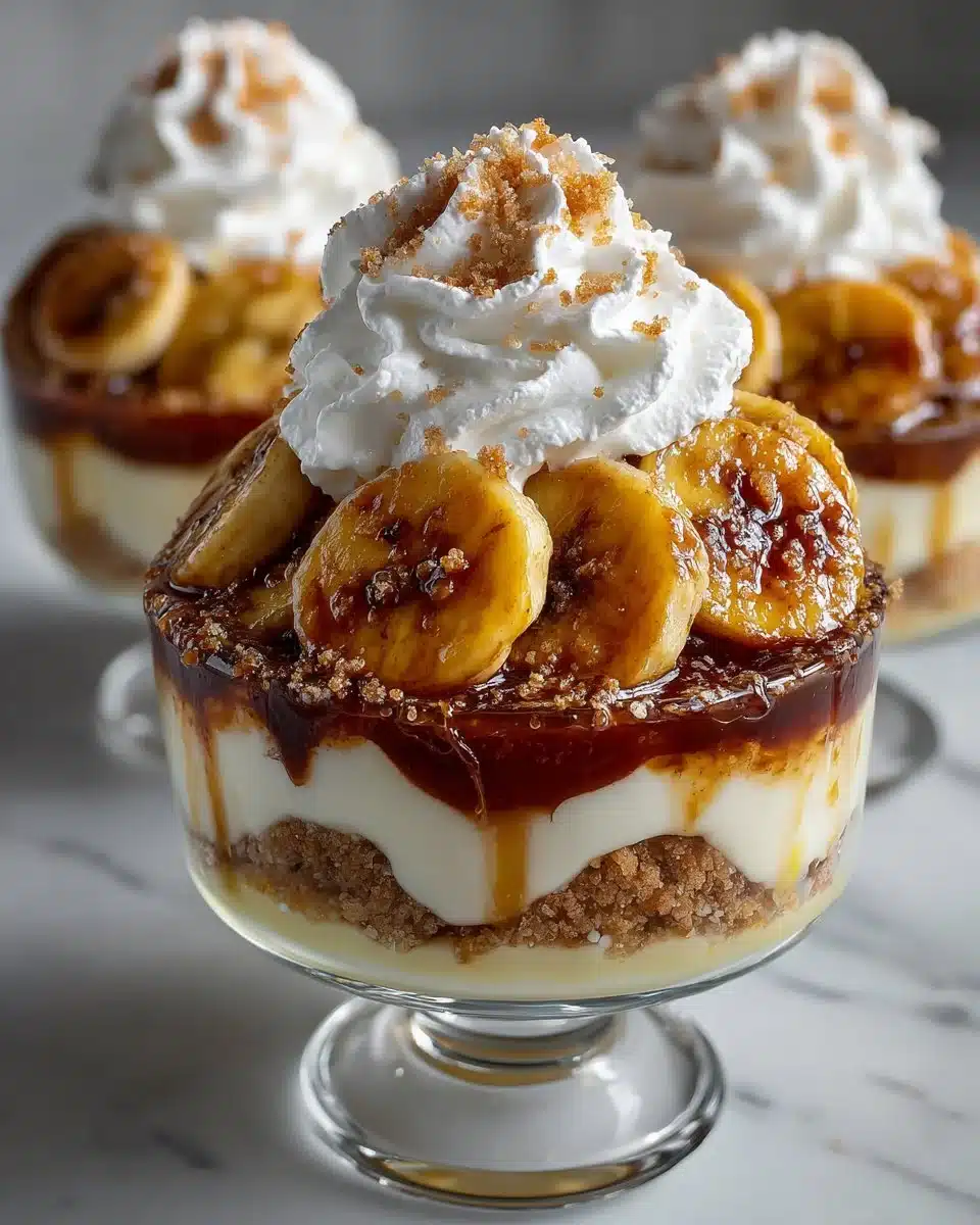 Caramelized Banana Pudding Cups Caramelized Banana Pudding Cups