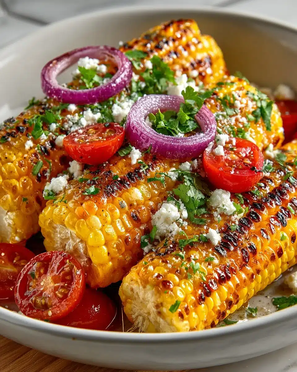 Charred Corn Salad with Lime Vinaigrette Charred Corn Salad with Lime Vinaigrette