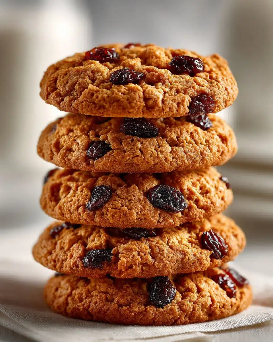 Chewy Homemade Oatmeal Raisin Cookies