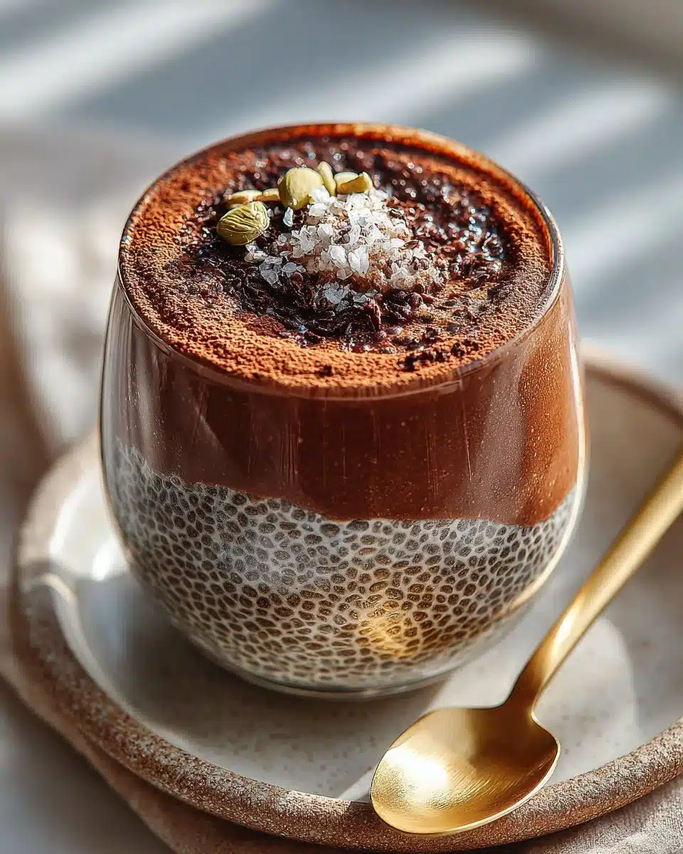 Chocolate Almond Milk Chia Pudding Chocolate Almond Milk Chia Pudding