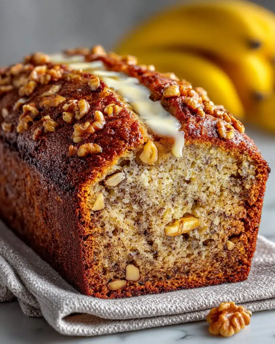 Classic Banana Bread with Walnuts