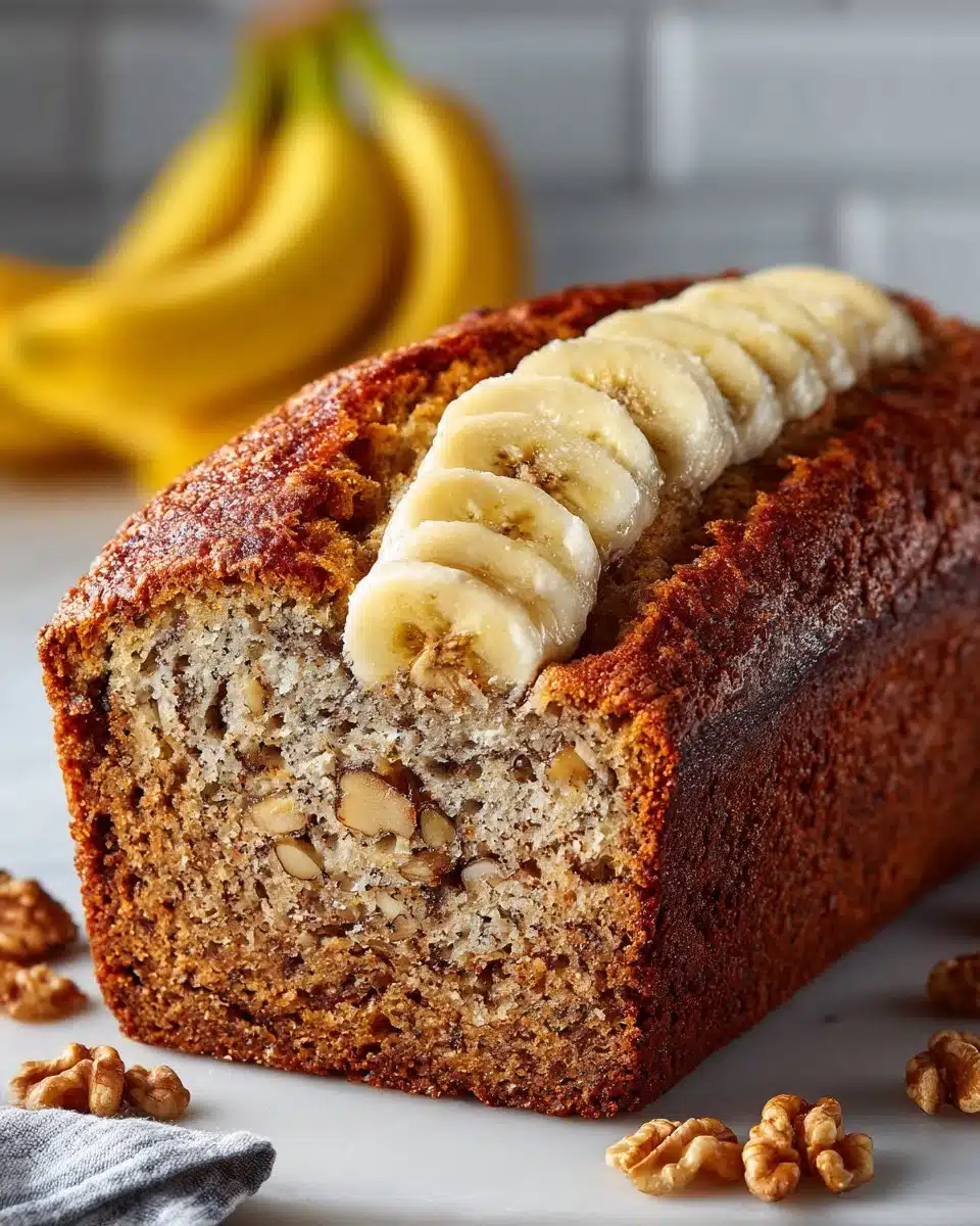 Classic Banana Bread with Walnuts