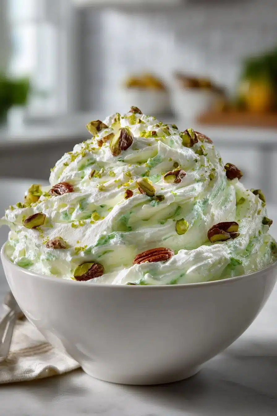 Classic Creamy Pistachio Fluff Dessert Salad Classic Creamy Pistachio Fluff Dessert Salad