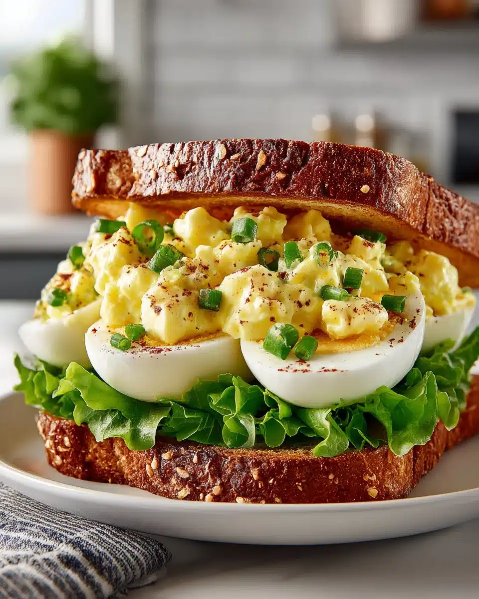 Classic Egg Salad Sandwiches