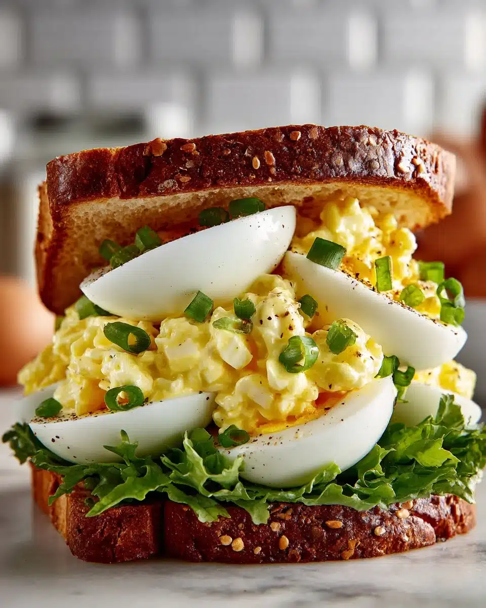 Classic Egg Salad Sandwiches