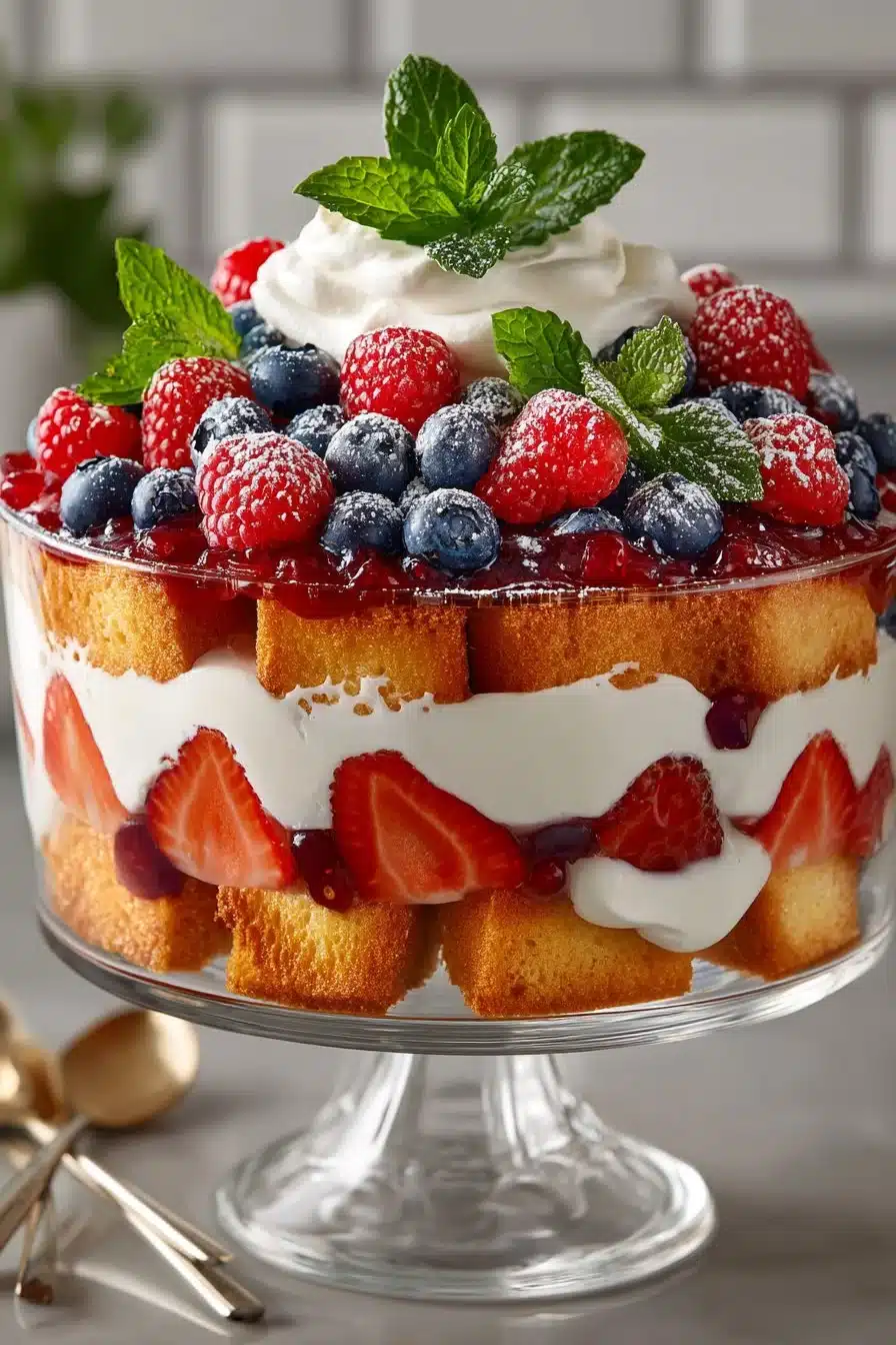 Classic Summer Fresh Berry Trifle Classic Summer Fresh Berry Trifle