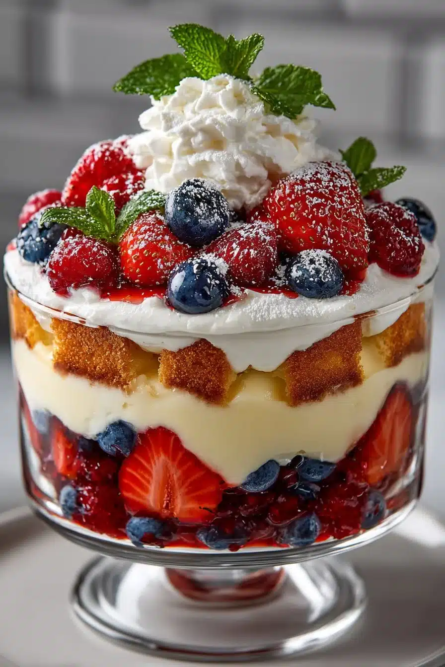 Classic Summer Fresh Berry Trifle Classic Summer Fresh Berry Trifle