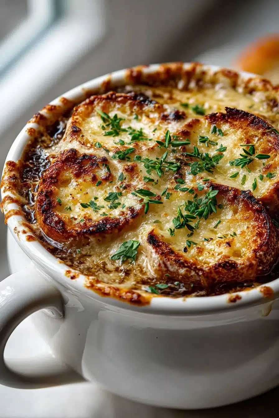 Classic Traditional French Onion Soup