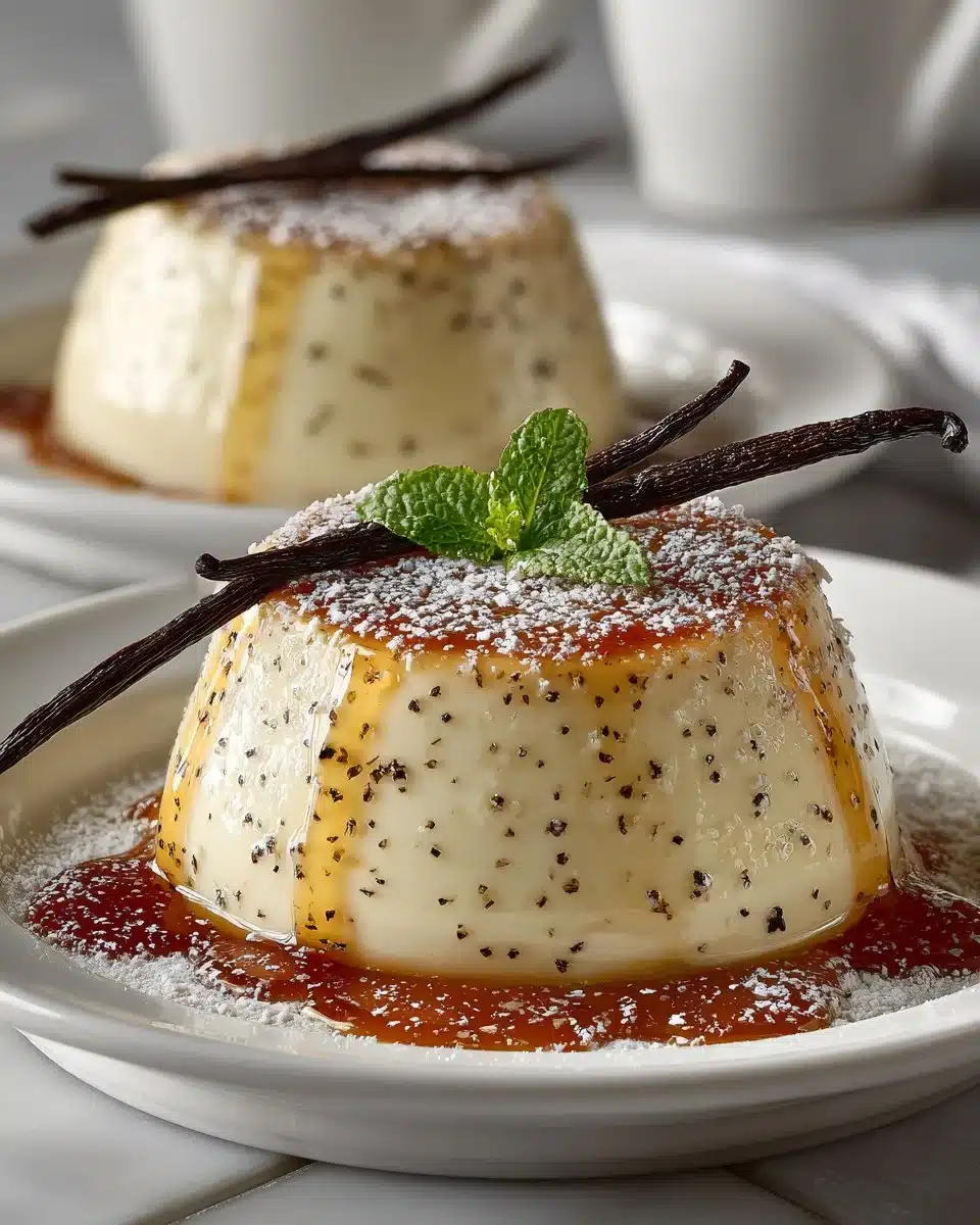 Coconut Vanilla Bean Panna Cotta Coconut Vanilla Bean Panna Cotta