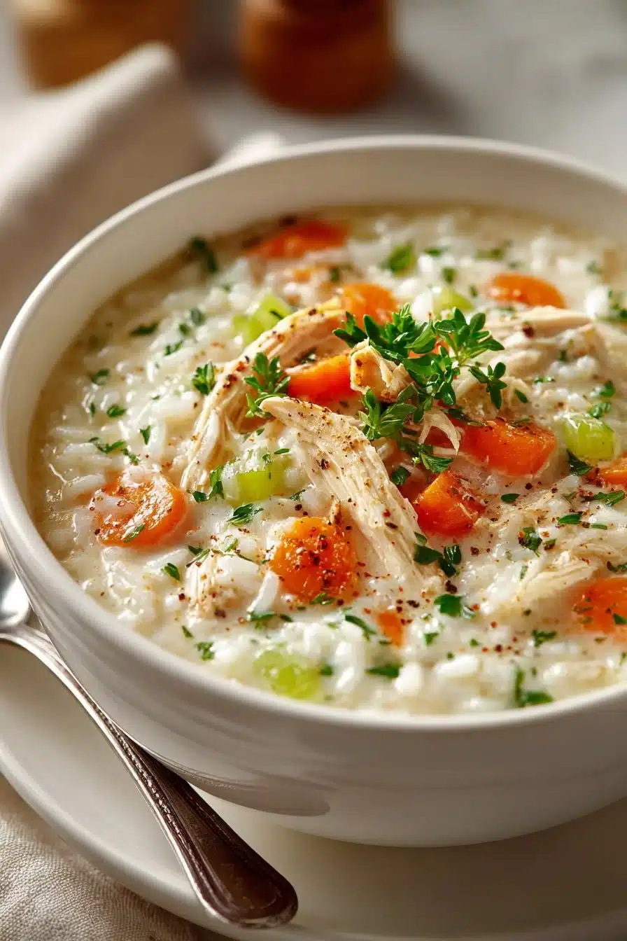 Comforting Creamy Chicken and Rice Soup comforting creamy chicken and rice soup 2026 04 30 024026