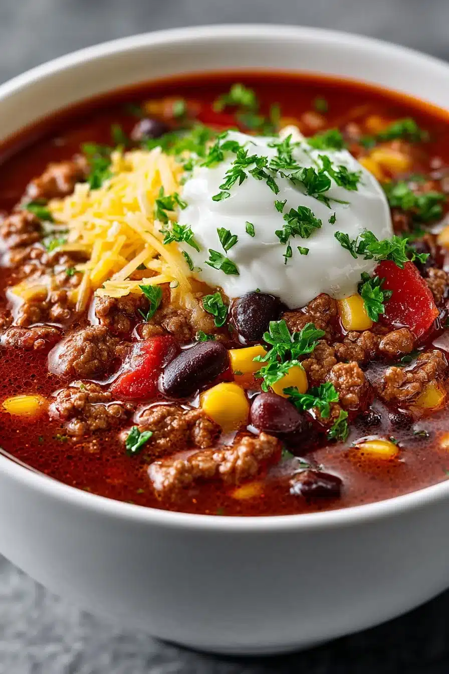 comforting one pot ground beef taco soup 2026 04 30 023936