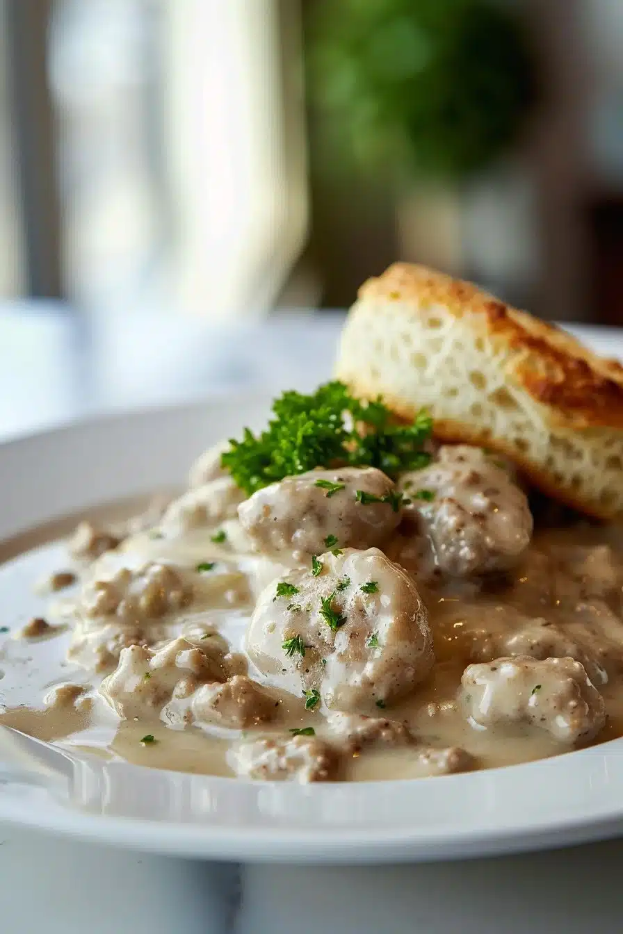 Country Style Turkey Sausage Gravy