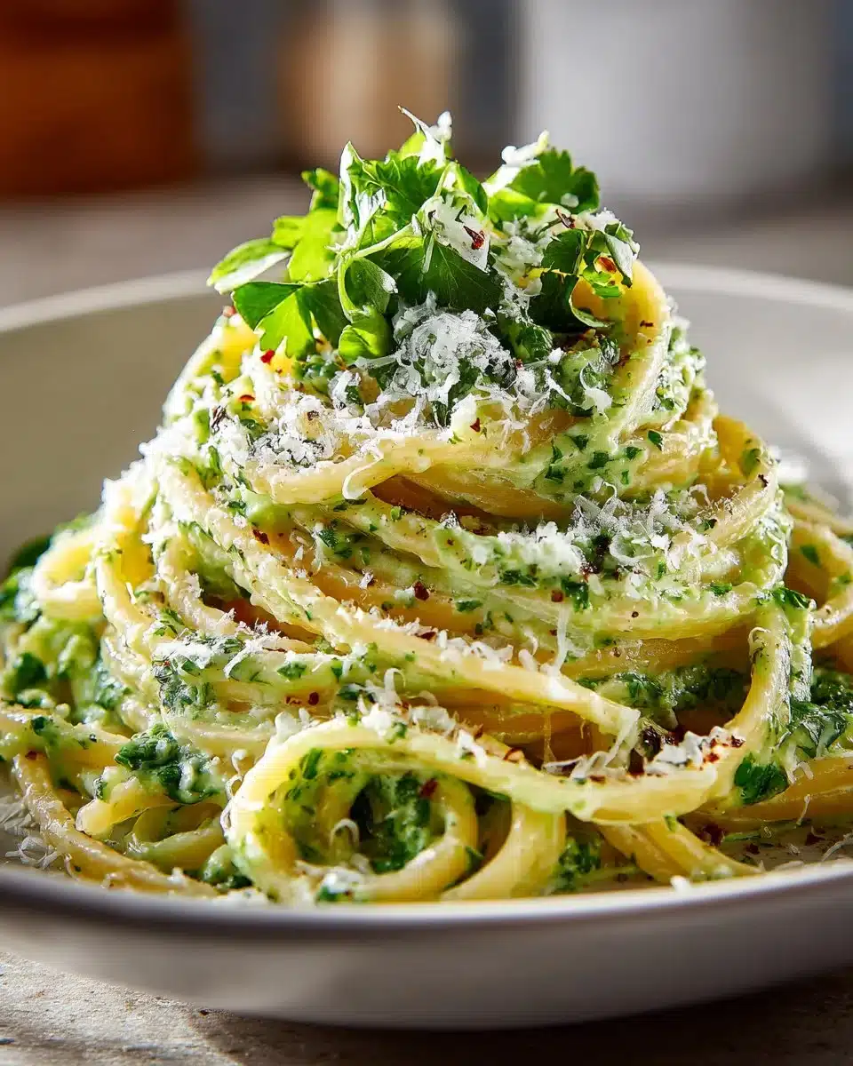 Creamy Avocado and Cilantro Pasta Creamy Avocado and Cilantro Pasta