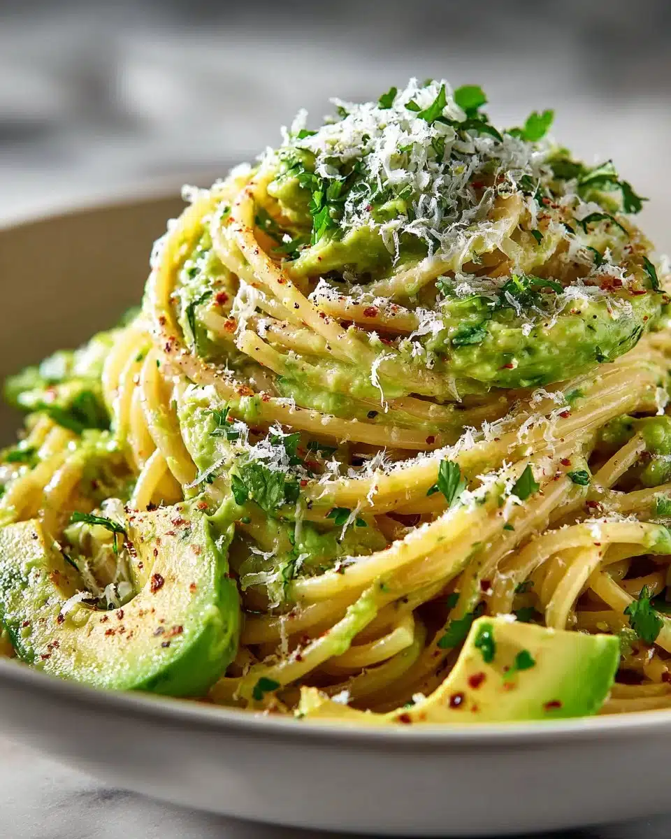 Creamy Avocado and Cilantro Pasta Creamy Avocado and Cilantro Pasta