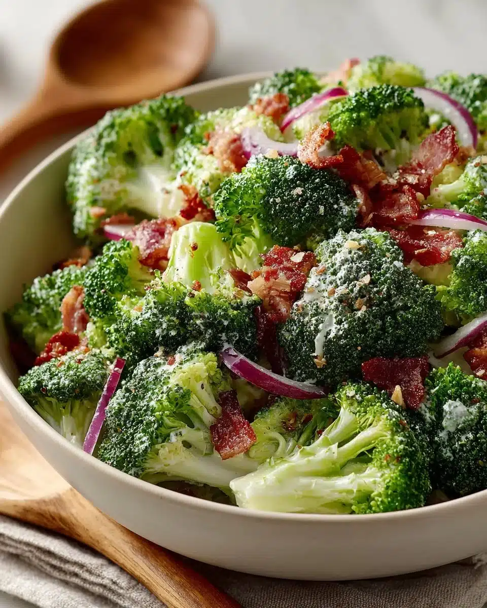 Creamy Broccoli and Turkey Bacon Salad Creamy Broccoli and Turkey Bacon Salad