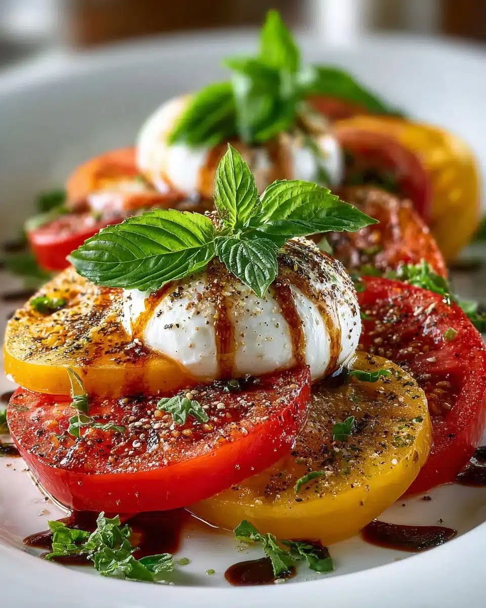 Creamy Burrata and Heirloom Tomato Salad
