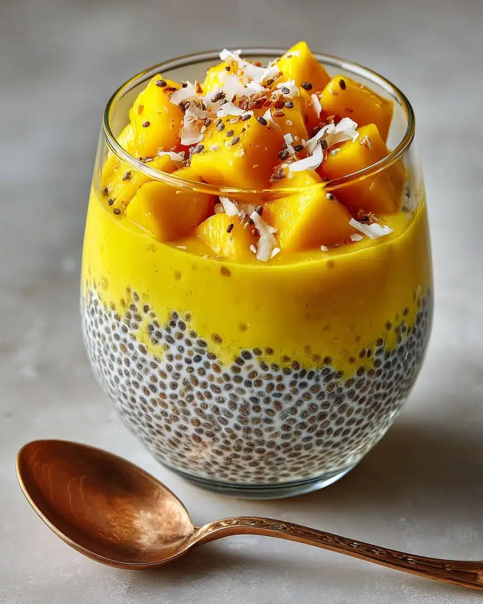 Creamy Coconut Mango Chia Pudding Creamy Coconut Mango Chia Pudding