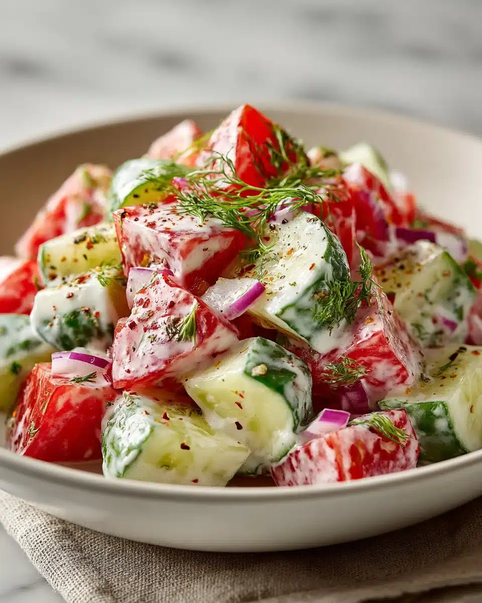 Creamy Cucumber and Tomato Salad creamy cucumber and tomato salad 2026 04 17 001900