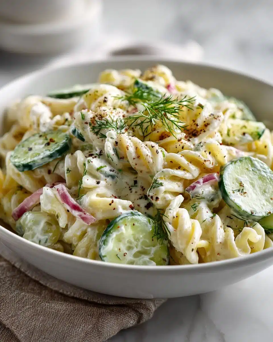 Creamy Dill and Cucumber Pasta Salad creamy dill and cucumber pasta salad 2026 04 15 020553