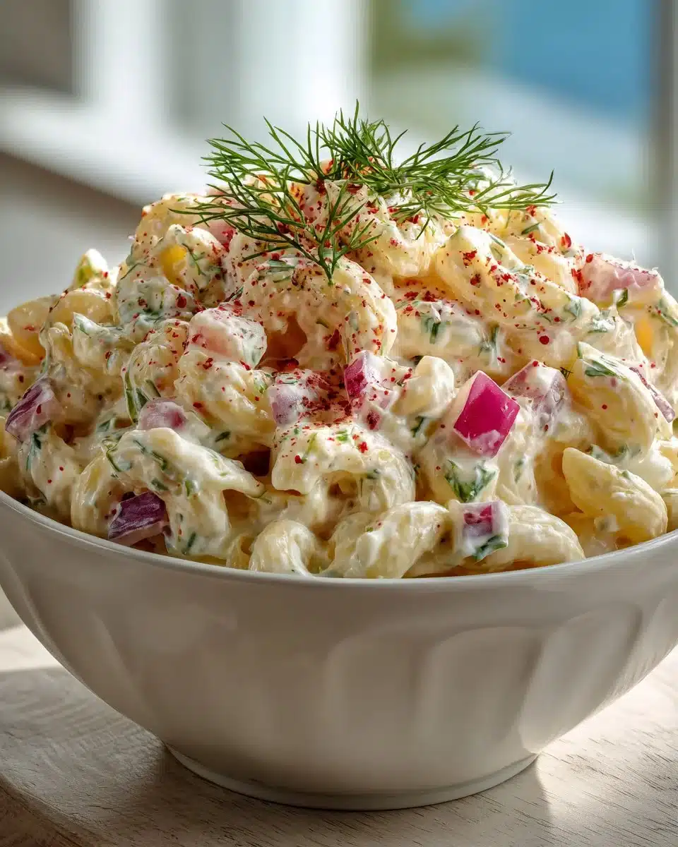 Creamy Dill Macaroni Salad