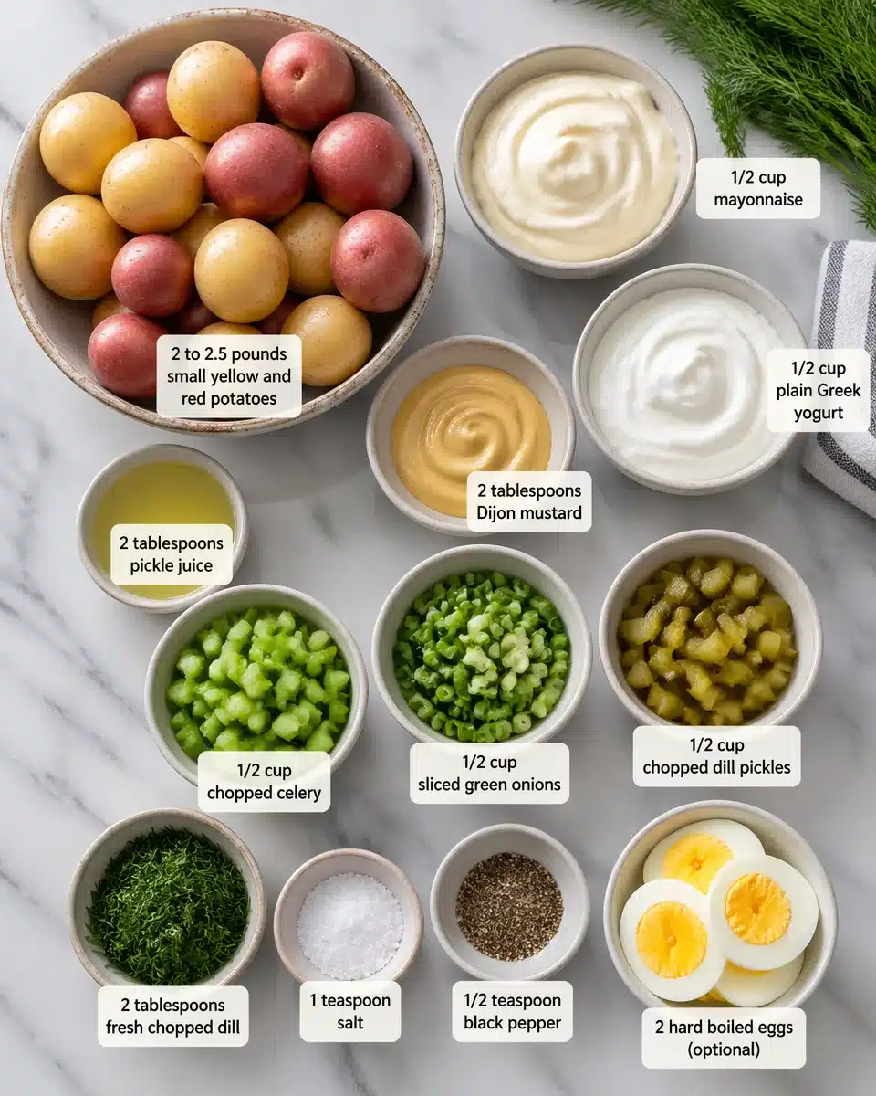 Creamy Dill Potato Salad for Summer