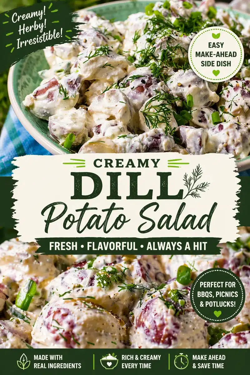 Creamy Dill Potato Salad for Summer