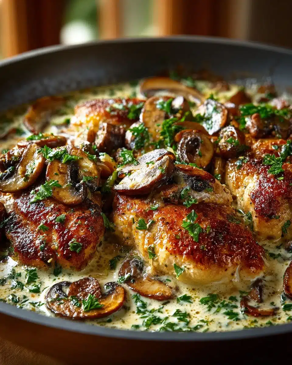 creamy mushroom and chicken skillet 2026 04 17 001943