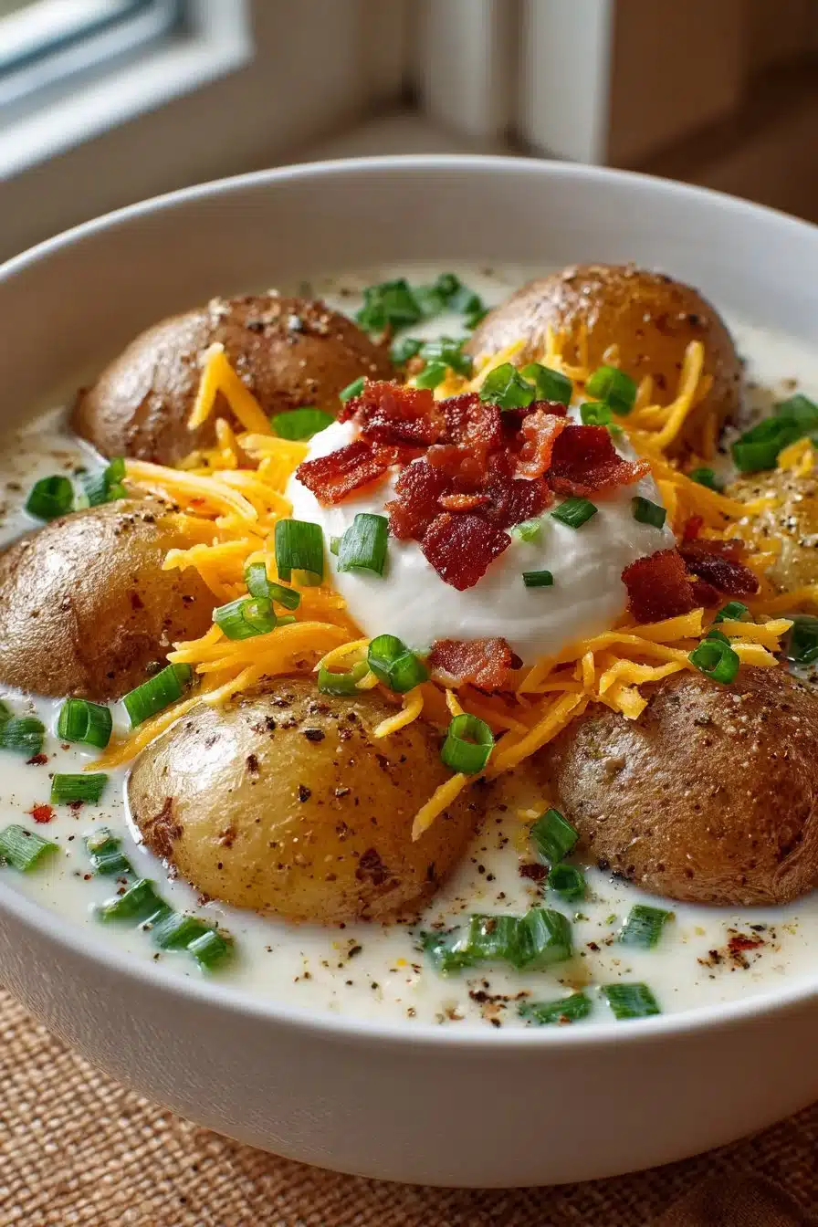 Creamy Old Fashioned Loaded Baked Potato Soup creamy old fashioned loaded baked potato soup 2026 04 28 002309
