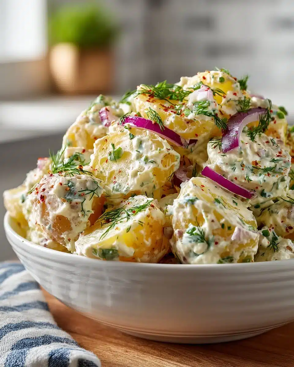 Creamy Potato Salad with Fresh Dill Creamy Potato Salad with Fresh Dill