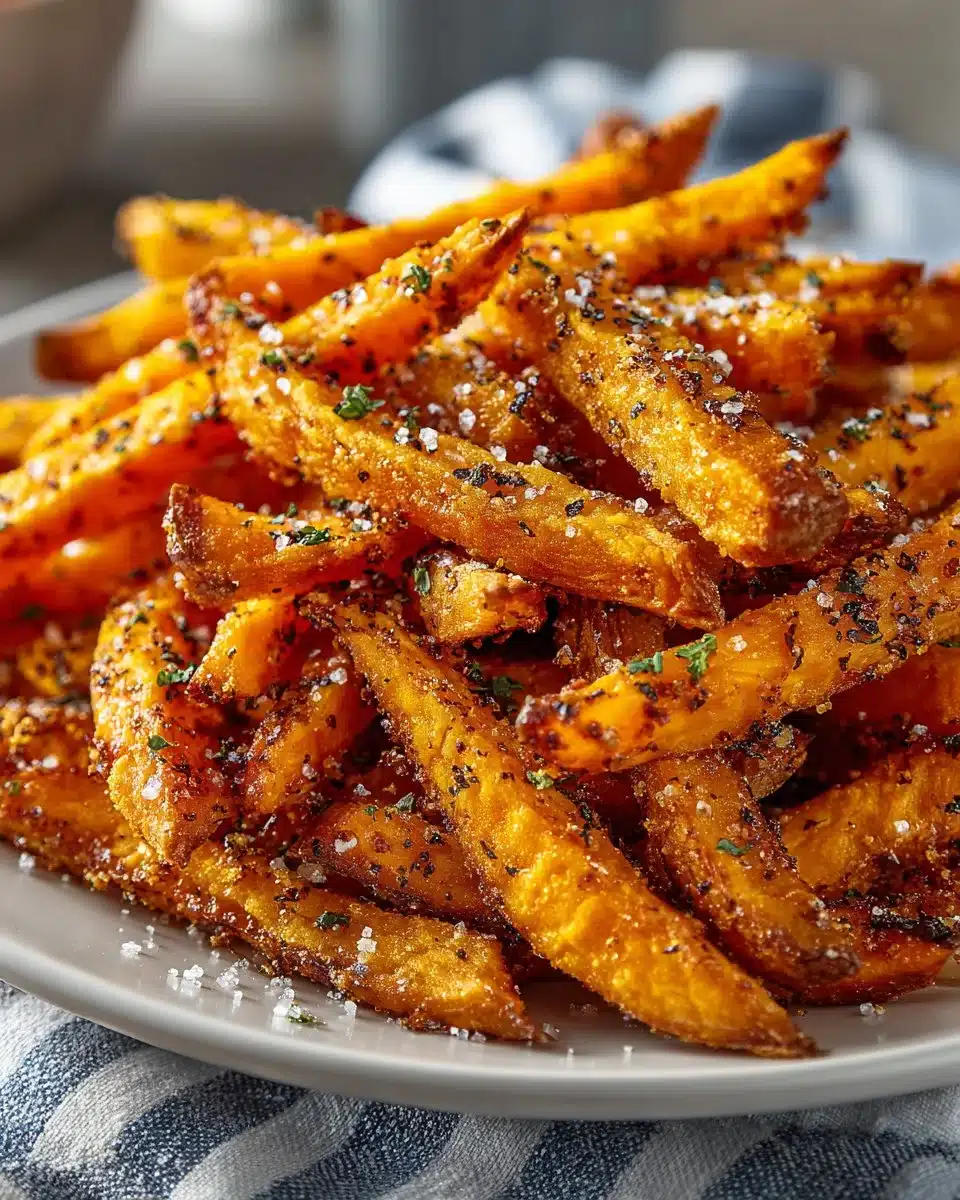 Crispy Baked Sweet Potato Fries Crispy Baked Sweet Potato Fries