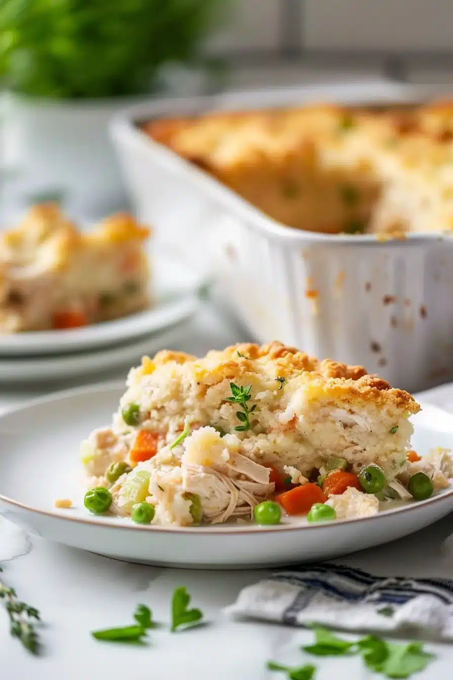 Easy Chicken and Dumpling Casserole