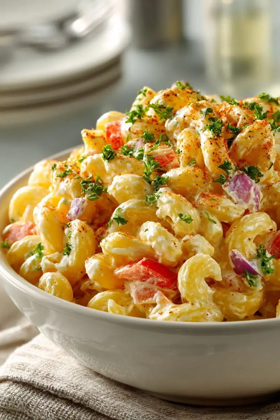 Easy Classic Macaroni Salad for Summer Picnics easy classic macaroni salad for summer picnics 2026 04 28 002424