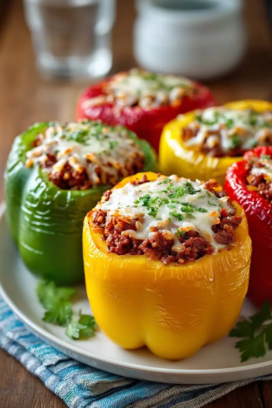 easy classic stuffed bell peppers with ground beef 2026 04 28 221850