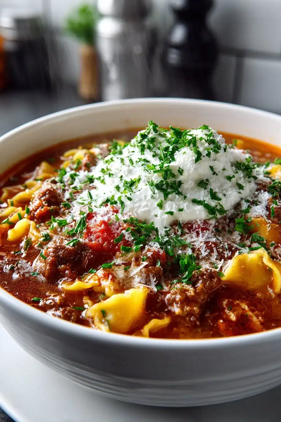 Easy Crockpot Meat Lasagna Soup easy crockpot meat lasagna soup 2026 04 30 023917