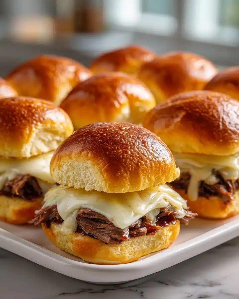Easy French Dip Sliders Easy French Dip Sliders