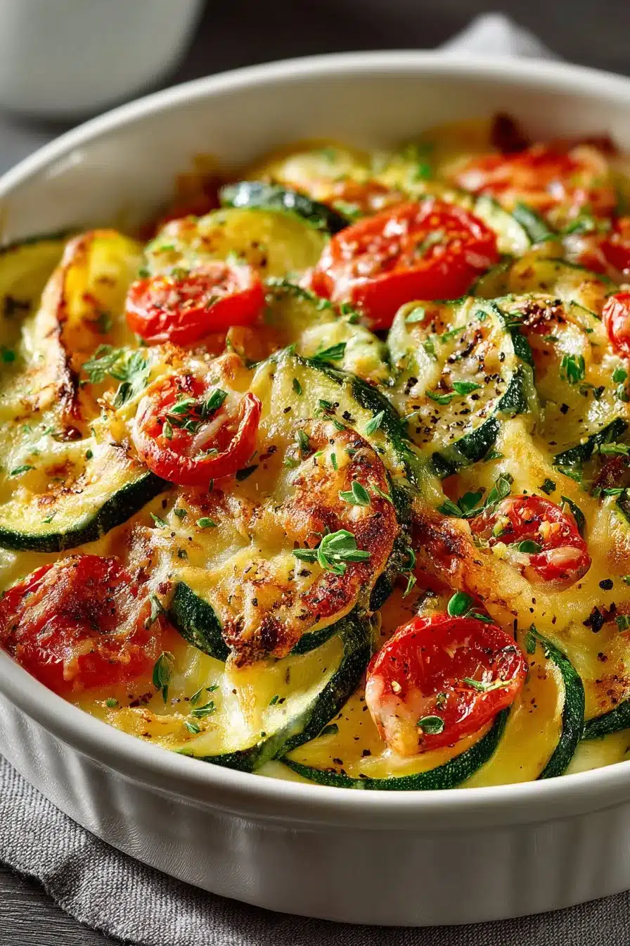Easy Fresh Garden Zucchini and Tomato Casserole easy fresh garden zucchini and tomato casserole 2026 04 28 221827