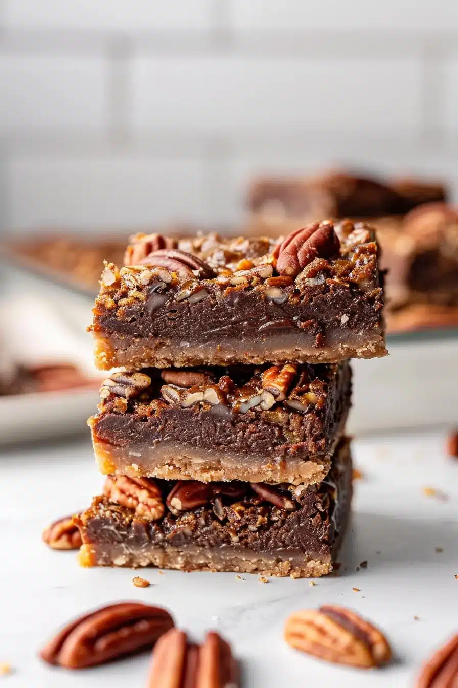 Easy Keto Pecan Pie Dessert Bars