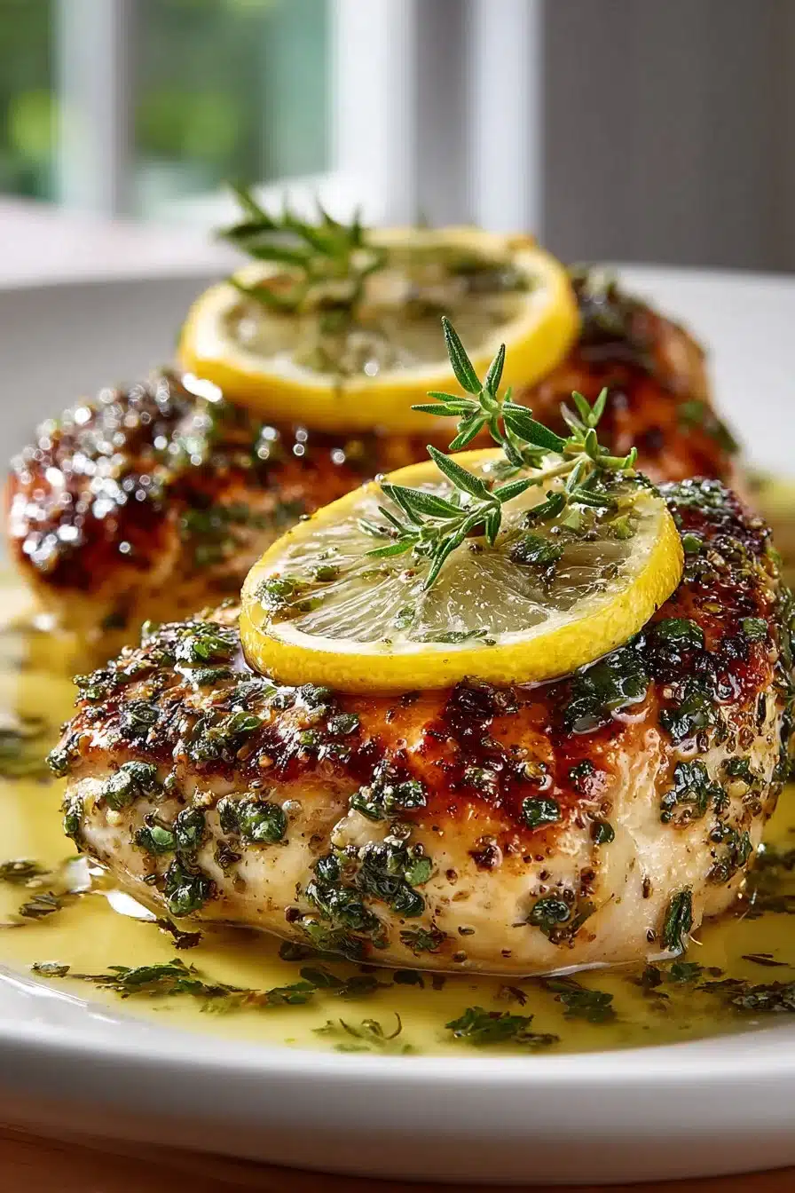 Easy Low Calorie Lemon Herb Chicken Breast Dinner Easy Low Calorie Lemon Herb Chicken Breast Dinner