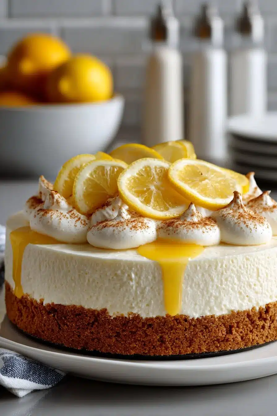 Easy No Bake Lemon Cream Cheese Pie Dessert easy no bake lemon cream cheese pie dessert 2026 04 28 221931