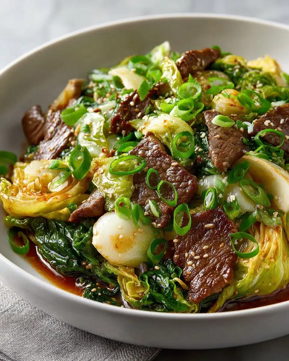 Easy Summer Beef and Cabbage Stir Fry Easy Summer Beef and Cabbage Stir Fry
