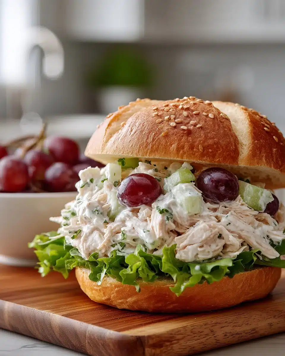 Easy Summer Chicken Salad Sandwiches
