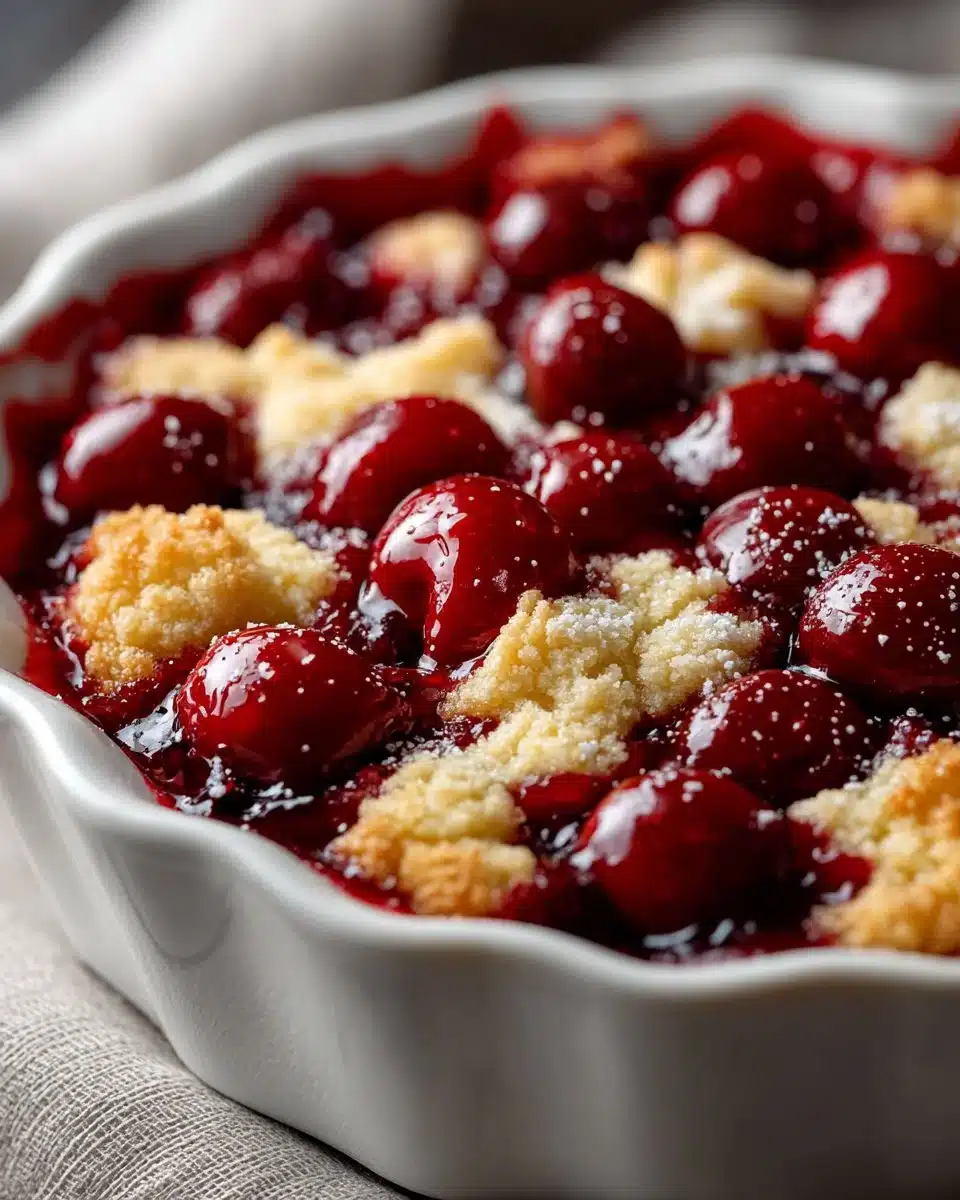 Easy Three Ingredient Cherry Dump Cake easy three ingredient cherry dump cake 2026 04 23 170636