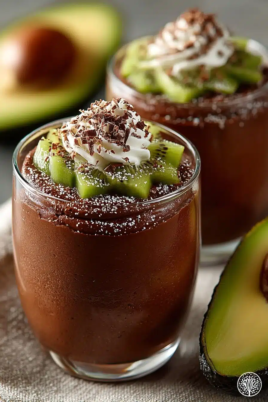 Easy Vegan Chocolate Avocado Mousse Dessert